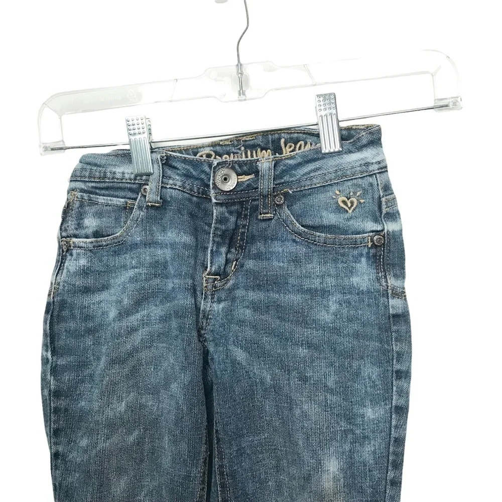 Justice Premium Jeans Simply Low Skinny Boot Jeans Girls Size 8S